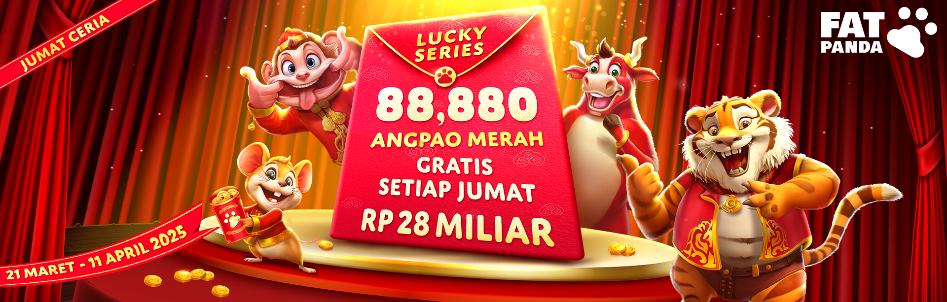 FAT PANDA - LUCKY SERIES JUMAT CERIA