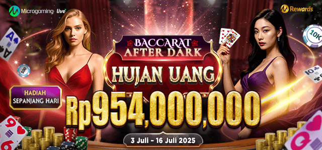 MG LIVE - BACCARAT AFTER DARK : HUJAN UANG