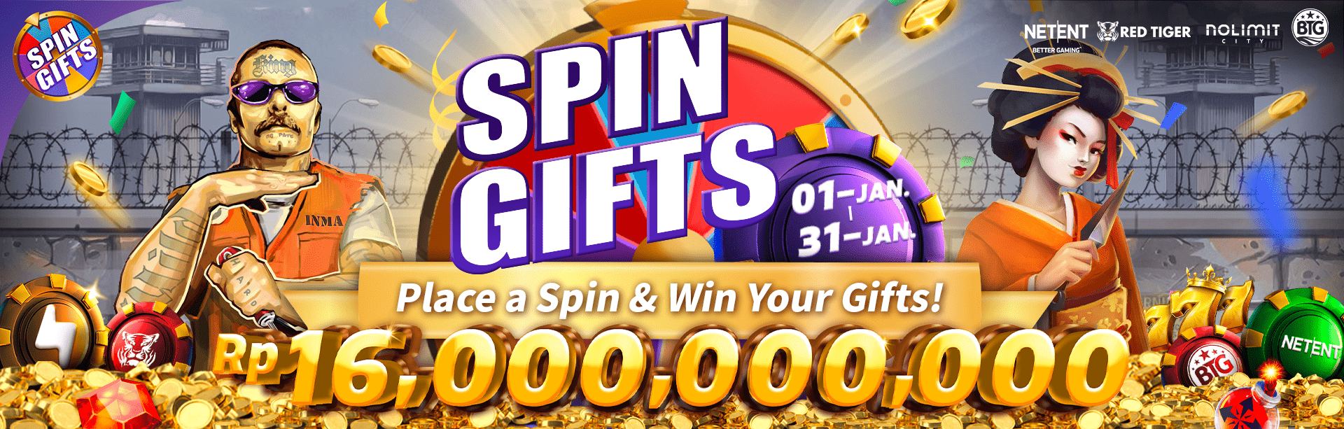 SPIN GIFTS EVENT